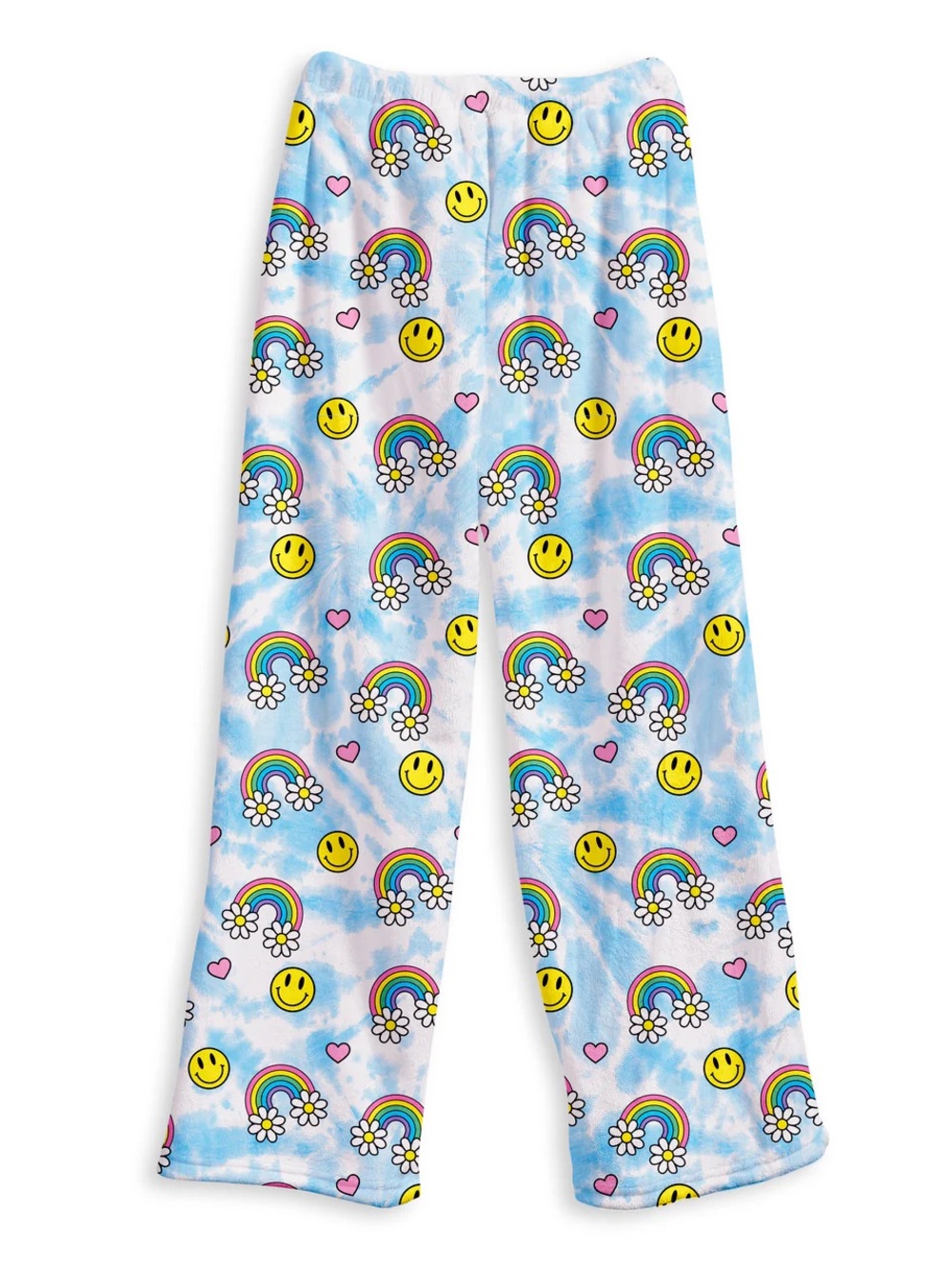 Top Trenz Daisy Rainbow Fuzzy Lounge Pants